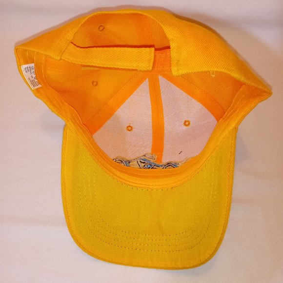 Accessories | New Unisex Yellow Ball Cap With Embroidered Motorcycle